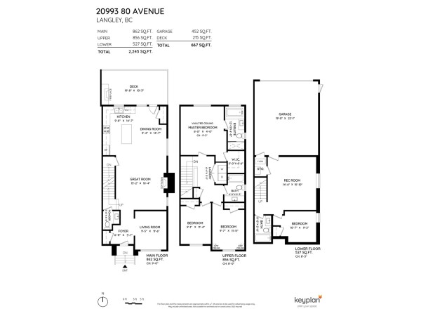 Photo 2 - FloorPlans - 20993 80 AVENUE, Langley, BC V2Y0R3