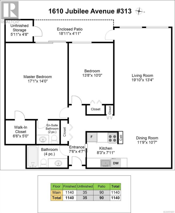 Photo 2 - FloorPlans - 313 1610 Jubilee Ave, Victoria, BC V8R6P3