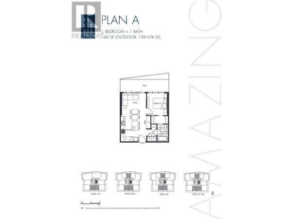 Photo 2 - FloorPlans - 1909 4650 BRENTWOOD BOULEVARD, Burnaby, BC V5C0M3