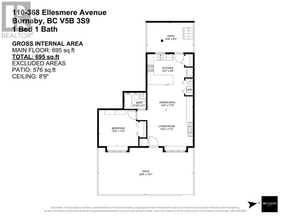 Photo 2 - FloorPlans - 110 368 ELLESMERE AVENUE, Burnaby, BC V5B3S9