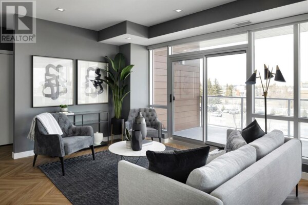 Photo 3 - LivingRoom - 418, 8505 Broadcast Avenue SW, Calgary, AB T3H4C7