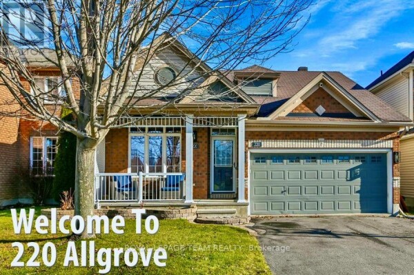 Photo 1 at 220 ALLGROVE WAY, Ottawa, ON K2S2H7