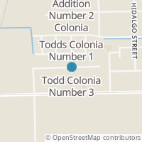 Map location of 609 Todd St, Progreso TX 78579