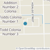 Map location of 414 Todd St, Progreso TX 78579