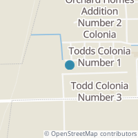 Map location of 340 Todd St, Progreso TX 78579