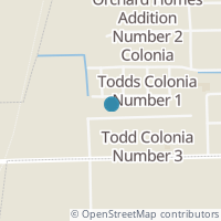 Map location of 336 Todd St, Progreso TX 78579