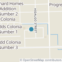 Map location of 401 Star St, Progreso TX 78579