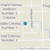Map location of 412 Star St, Progreso TX 78579
