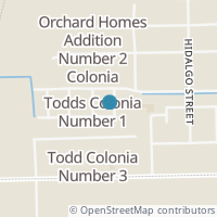 Map location of 616 Calles St, Progreso TX 78579