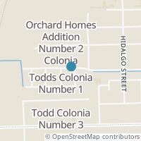 Map location of 602 Calles St, Progreso TX 78579