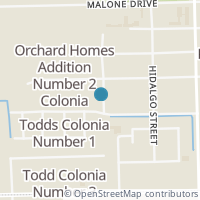 Map location of 404 Lyons St, Progreso TX 78579