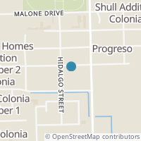 Map location of 109 Watts Ave, Progreso TX 78579