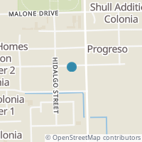 Map location of 105 Watts Ave, Progreso TX 78579