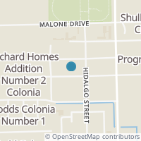 Map location of 833 Watts Ave, Progreso TX 78579