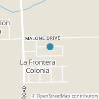 Map location of 1108 Alyssa St, Progreso TX 78579