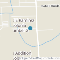 Map location of 612 Ramiro Garza, Progreso TX 78579