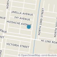 Map location of 3103 Granjeno Ave, Hidalgo TX 78557