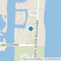 Map location of 4001 N Ocean Boulevard #807 UNIT 807, Boca Raton, FL 33431