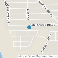 Map location of 128 Alfonso Ornelas, Laredo TX 78046