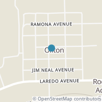 Map location of 131 W Bonita, Oilton TX 78371