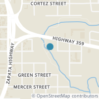Map location of 402 N India Ave, Laredo TX 78043