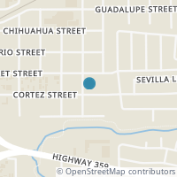 Map location of 3204 Cortez St #8, Laredo TX 78043