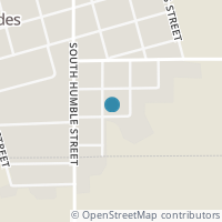 Map location of 605 Caballero St, Benavides TX 78341