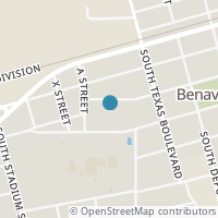 Map location of 145 Santa Rosa De Lima St, Benavides TX 78341