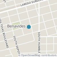 Map location of 322 School St, Benavides TX 78341