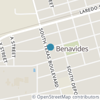 Map location of 127 Santa Rosa De Lima St, Benavides TX 78341
