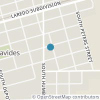 Map location of 508 W School St, Benavides TX 78341