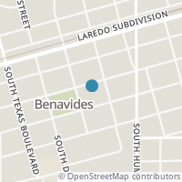 Map location of 314 E Santa Rosa De Lima St, Benavides TX 78341