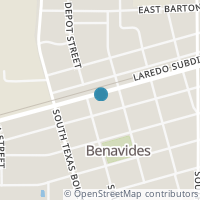 Map location of 210 Main St, Benavides TX 78341