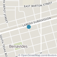 Map location of 745 S Depot, Benavides TX 78341
