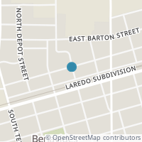 Map location of 328 Chaparral St, Benavides TX 78341