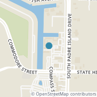 Map location of 14435 Compass St #B, Corpus Christi, TX 78418