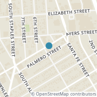 Map location of 819 Ayers Street, Corpus Christi, TX 78404
