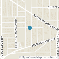 Map location of 505 Pueblo Street, Corpus Christi, TX 78405