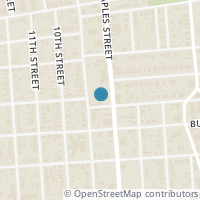 Map location of 917 S Staples Street, Corpus Christi, TX 78404