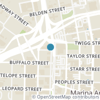 Map location of 901 N Upper Broadway St #206, Corpus Christi TX 78401
