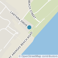 Map location of 1000 Lantana Dr #306, Port Aransas, TX 78373