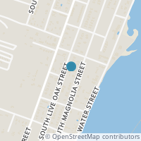 Map location of 1224 S Live Oak Street, Rockport, TX 78382