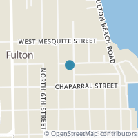 Map location of 1304 Villas Drive, Fulton, TX 78358