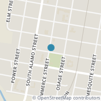 Map location of 707 Commerce St, Refugio TX 78377