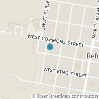 Map location of 109 Pecan St, Refugio TX 78377