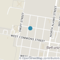 Map location of 114 James St, Refugio TX 78377