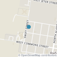Map location of 208 Swift St, Refugio TX 78377