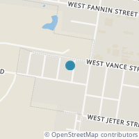 Map location of 605 Travis St, Refugio TX 78377
