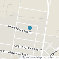 Map location of 210 W Houston St, Refugio TX 78377