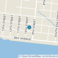 Map location of 603 10Th St, Seadrift TX 77983